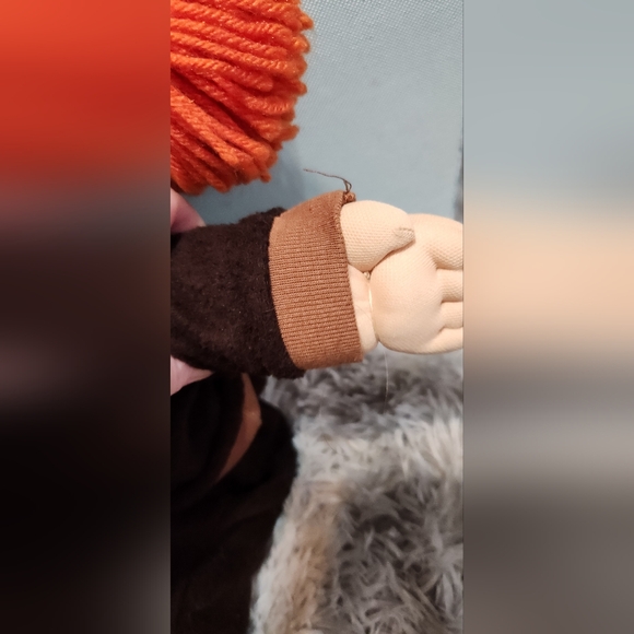 VTG Cabbage patch doll rare red hair pony tails green eyes no freckles 1978 1982 - Picture 5 of 16